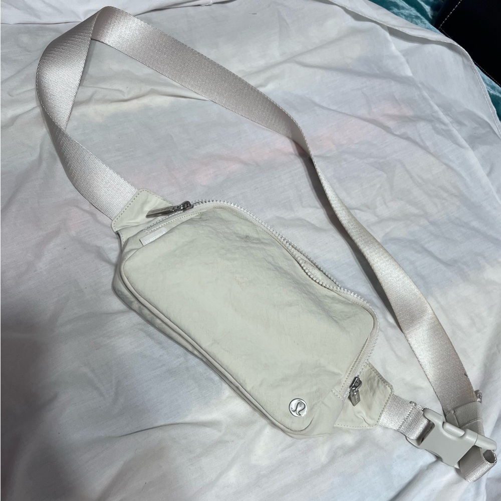 lululemon athletica Cream Belt Bag